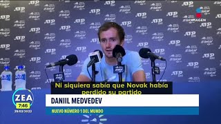 Daniil Medvédev El nuevo número 1 del mundo [upl. by Busiek834]