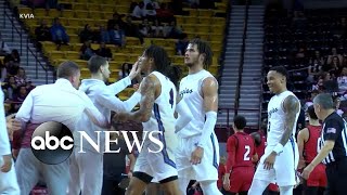 New Mexico State University shuts down mens basketball program  GMA [upl. by Rellia626]