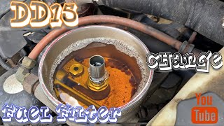 DD15 Fuel Filter Change [upl. by Matelda]