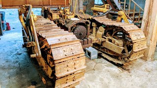 1950 Cat D47U dozer rebuild part 1 [upl. by Olson]