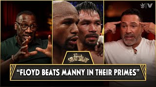 Floyd Mayweather Still Beats Manny Pacquiao In Prime Says Oscar De La Hoya  CLUB SHAY SHAY [upl. by Marie-Ann]