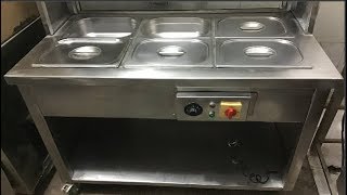 Bain Marie Counter amp Hot Bain Marie Manufacturer in Delhi  India [upl. by Neelrad840]