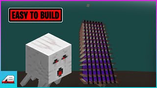 Minecraft Ghast Farm Tutorial  118 119 Really Simple Lots of Gunpowder and tears [upl. by Eardnoed579]