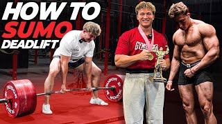 How To Sumo Deadlift 1000LBS FULL TUTORIAL [upl. by Oyam]