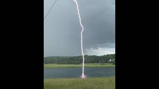 Lightning Strikes water [upl. by Leahcam]