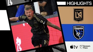 Los Angeles Football Club vs San Jose Earthquakes  LAFC 6Goal Barrage  Full Match Highlights [upl. by Reggi90]