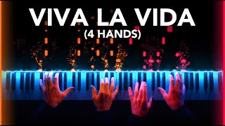 Coldplay  Viva La Vida 4 Hands  Piano Cover by Brennan Wieland [upl. by Oakes487]