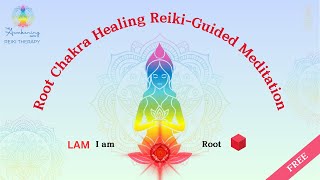 ROOT CHAKRA HEALING REIKIGUIDED MEDITATION rootchakrameditation rootchakra [upl. by Nywra]