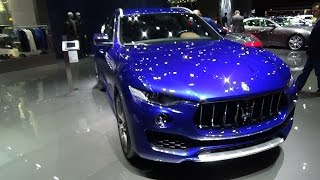 2017 Maserati Levante  Paris Auto Show 2016 [upl. by Oiuqise]