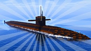 How To Build a SUBMARINE in Minecraft CREATIVE BUILDING [upl. by Casavant]