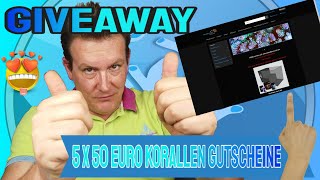 📢2 Mega Giveaway 5x 50 Euro Korallengutschein📢 Korallenzucht Karlsruhe [upl. by Lleinnad]