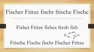 Fischers Fritz fischt frische Fische  Zungenbrecher [upl. by Akerley121]