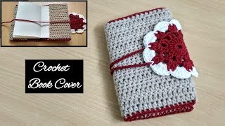 Crochet Book Cover  Simple and Easy  Hindi [upl. by Cris]