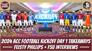 Top takeaways from Day 1 of the 2024 ACC Football Kickoff [upl. by Ahterahs]