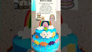 Nursery rhyme pat a cake [upl. by Akli]