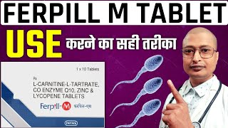 Ferpill M Tablet For Sperm Count In Hindi  Ferpill M Tablet Uses In Hindi  Ferpill M Tablet [upl. by Ahser]