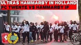 HAMMARBY FANS IN HOLLAND  Fc Twente vs Hammarby IF  27072023 [upl. by Lemar]