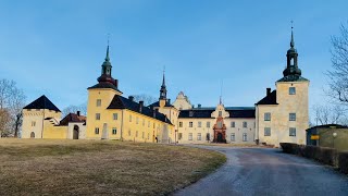 Stockholm Walks Tyresö Slott Palace park history and sunset over a tiny cottage Relaxing 4K [upl. by Busby]