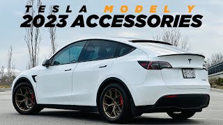 My 2023 accessories for Tesla Model Y tesla [upl. by Berny]