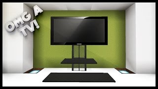 Minecraft  How To Make A TV [upl. by Olathe305]