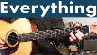 How To Play Everything On Guitar  Michael Buble Guitar Lesson  Tutorial [upl. by Ladnar180]