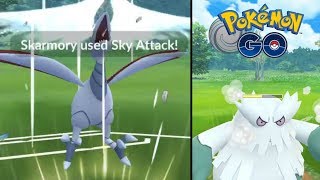 SKARMORY REALLY HELPS Pokemon GO Tempest Cup PvP Great League Battles [upl. by Wylen]