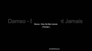 damso dieu ne ment jamais parole [upl. by Audly]