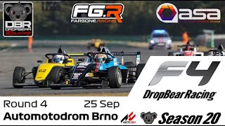 DropBear Racing Season 20 Formula 4  Round 4  Automotodrom Brno [upl. by Bili]