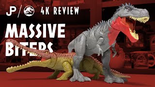 Massive Biter Sarcosuchus amp Tarbosaurus Review  Jurassic World Primal Attack  collectjurassiccom [upl. by Ttehc]