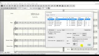 HOW TO ADDREMOVE INSTRUMENT FROM SCORES  FINALE 2014 [upl. by Midas546]