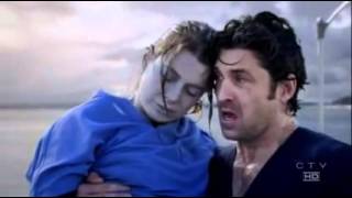 Greys Anatomy 3x16 Derek saves Meredith from the water [upl. by Dahraf]