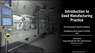 An Introduction to Good Manufacturing Practice  Pharmaceutical and Biotechnology Industry [upl. by Ayokal]