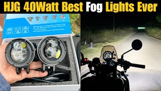 Install HJG 40 Watt Fog Light In My Himalayan 450  Best Fog Lights Ever [upl. by Alguire854]