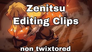 Zenitsu Editing clips READ THE DESCRIPTION [upl. by Ahsied]