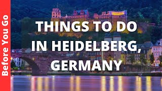 Heidelberg Germany Travel Guide 15 BEST Things To Do In Heidelberg [upl. by Ennairek816]