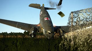 Satisfying Airplane Crashes Rocket Kills amp More V319  IL2 Sturmovik Flight Simulator Crashes [upl. by Knuth11]