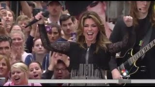 Shania Twain  That Dont Impress Me Much Live Today Show [upl. by Pachston]