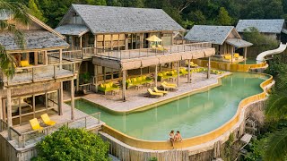 SONEVA KIRI best luxury hotel in the world  full tour Thailand [upl. by Eitac]