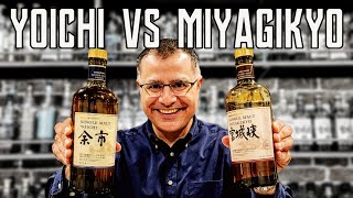 Nikka Whisky Single Malt Yoichi vs Single Malt Miyagikyo REVIEW [upl. by Arriat433]