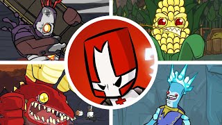 Castle Crashers Remastered  All Bosses  Ending [upl. by Arette]