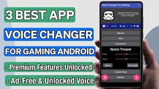 3 Best Voice Changer For Gaming App Android in 2024 [upl. by Kaylyn]