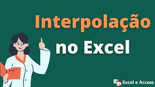 Como fazer interpolação no Excel [upl. by Avaria407]