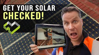 Solar Panel hotspots using thermal imaging [upl. by Shiverick]