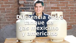 Diferencia entre Tanque de Gas LP Propano tipo americano QCC1 y tipo Mexicano POL [upl. by Patman]