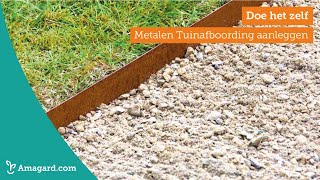 Hoe moet ik tuinafboording aanleggen  MultiEdge METAL [upl. by Mehsah]