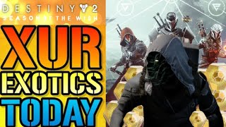 Destiny 2 XUR EXOTICS amp LOCATION LIVE Where Is XUR Today Season Of The Wish February 16th 2024 [upl. by Lebasiram]