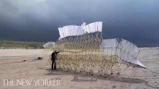 Theo Jansen’s WindPowered Sculptures  The New Yorker [upl. by Lorrimer]