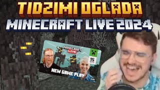 TIDZIMI I GRAF OGLĄDAJĄ Minecon 2024 [upl. by Lokkin]