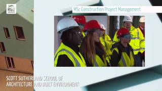 MSc Construction Project Management [upl. by Deedahs]