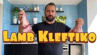 HOW TO MAKE LAMB KLEFTIKO  therealgreekchef [upl. by Pheni]